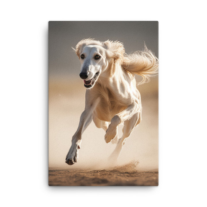 Saluki Canvas - PosterfyAI.com