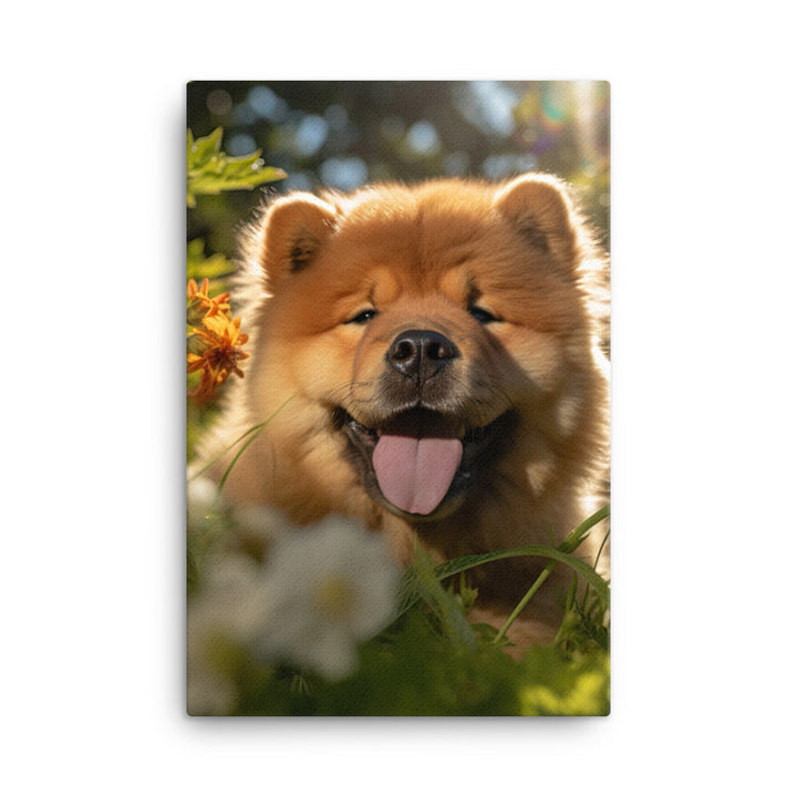 Chow Chow Canvas - PosterfyAI.com