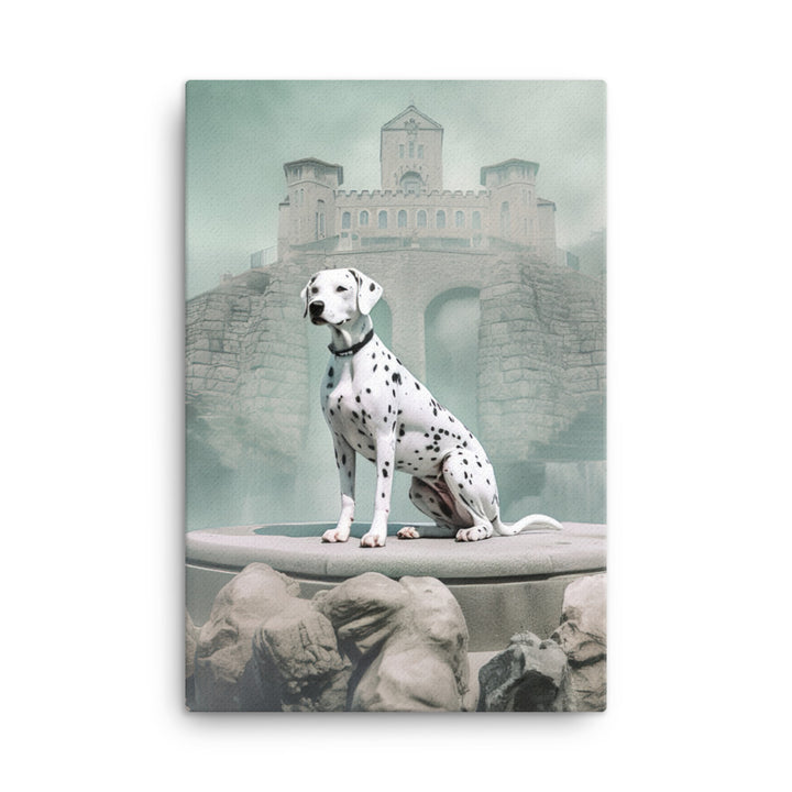 Dalmatian Canvas - PosterfyAI.com