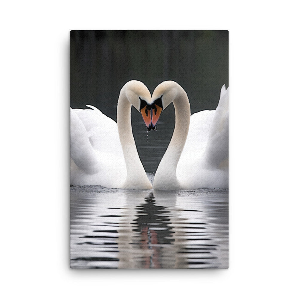 Swan Canvas - PosterfyAI.com
