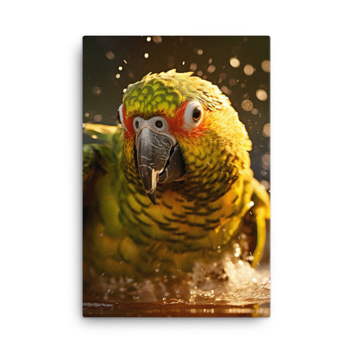 Parrot Canvas - PosterfyAI.com