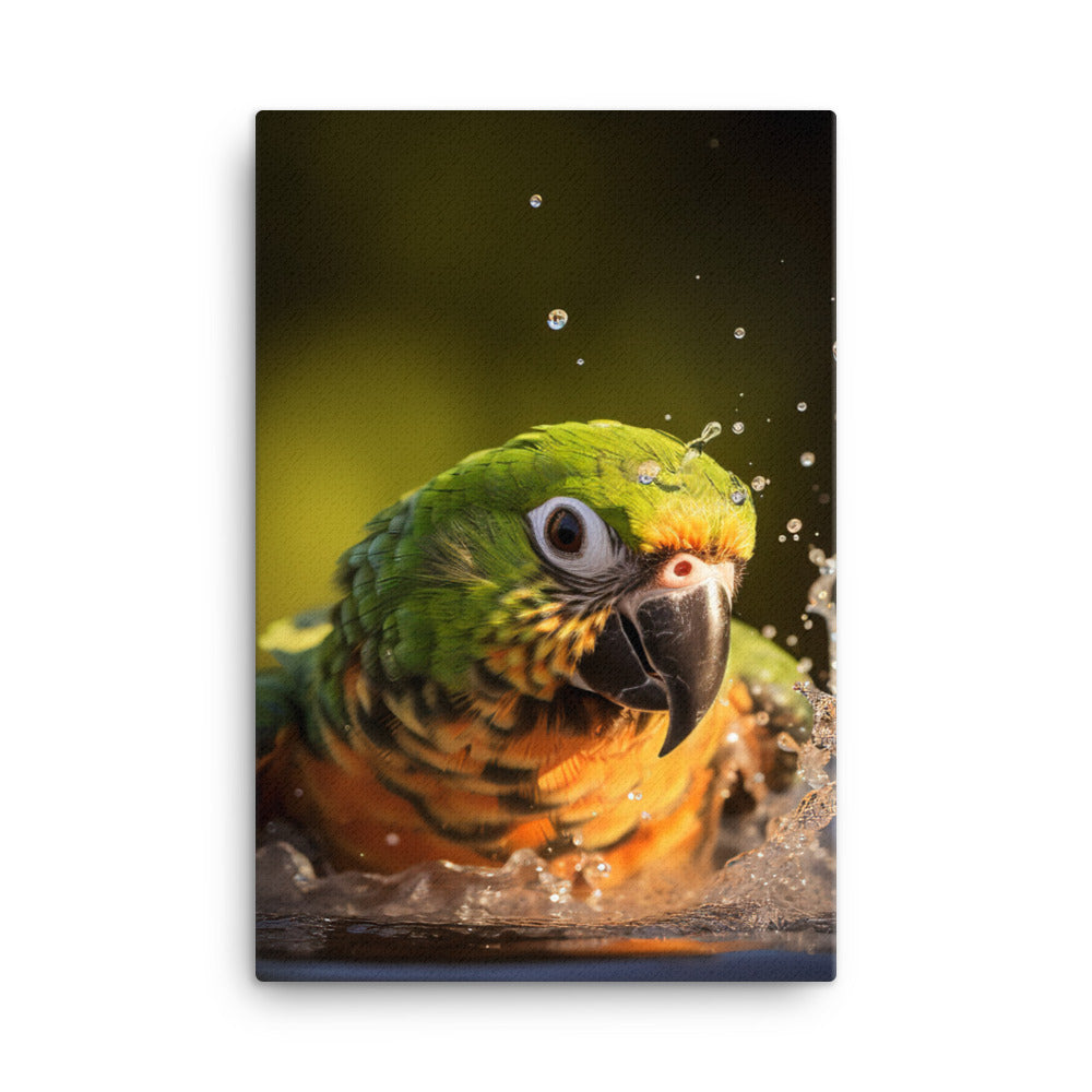 Parrot Canvas - PosterfyAI.com