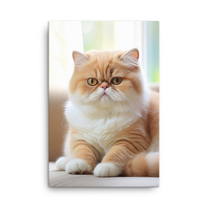 Exotic Shorthair Canvas - PosterfyAI.com