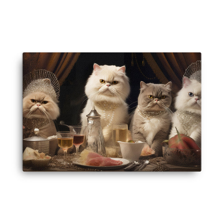 Exotic Shorthair Canvas - PosterfyAI.com