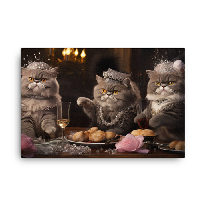 Exotic Shorthair Canvas - PosterfyAI.com