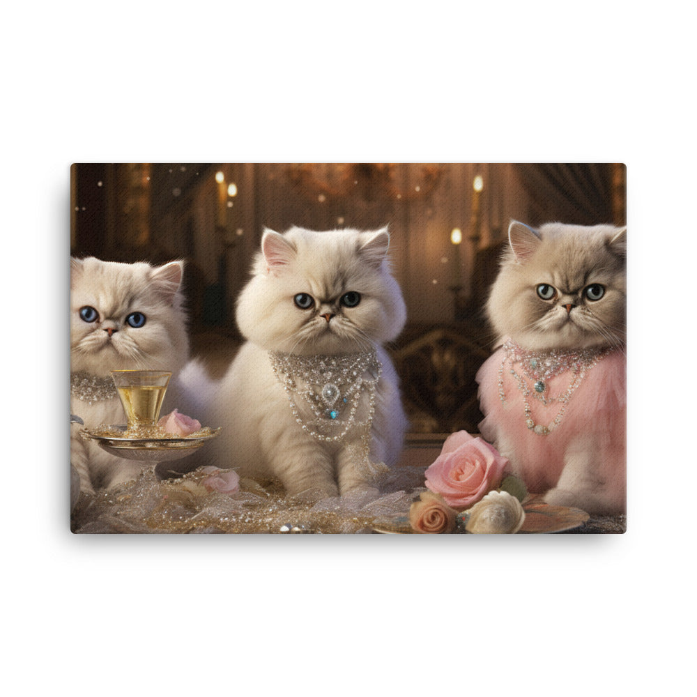 Exotic Shorthair Canvas - PosterfyAI.com