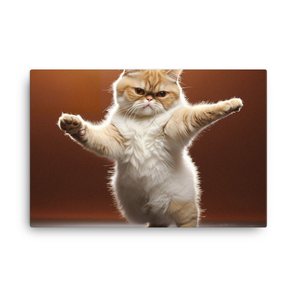 Exotic Shorthair Canvas - PosterfyAI.com