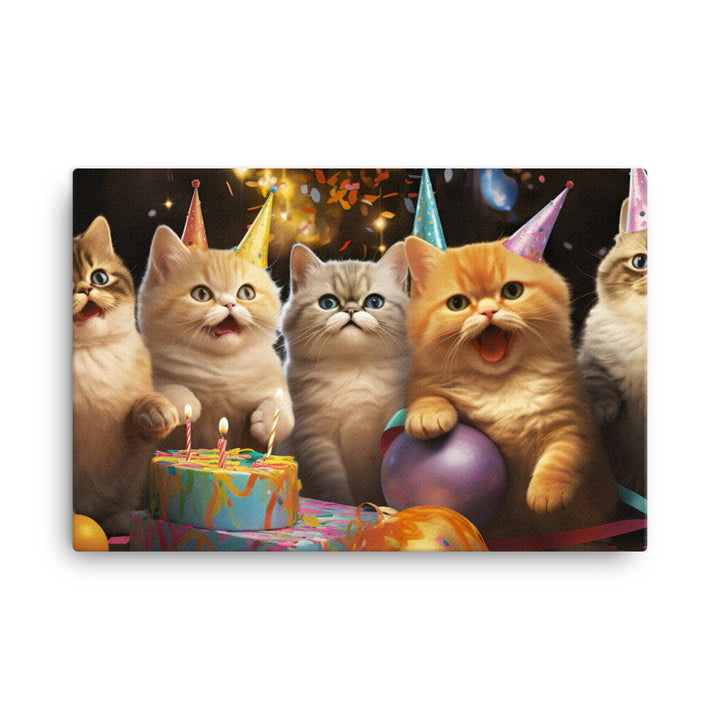 Exotic Shorthair Canvas - PosterfyAI.com