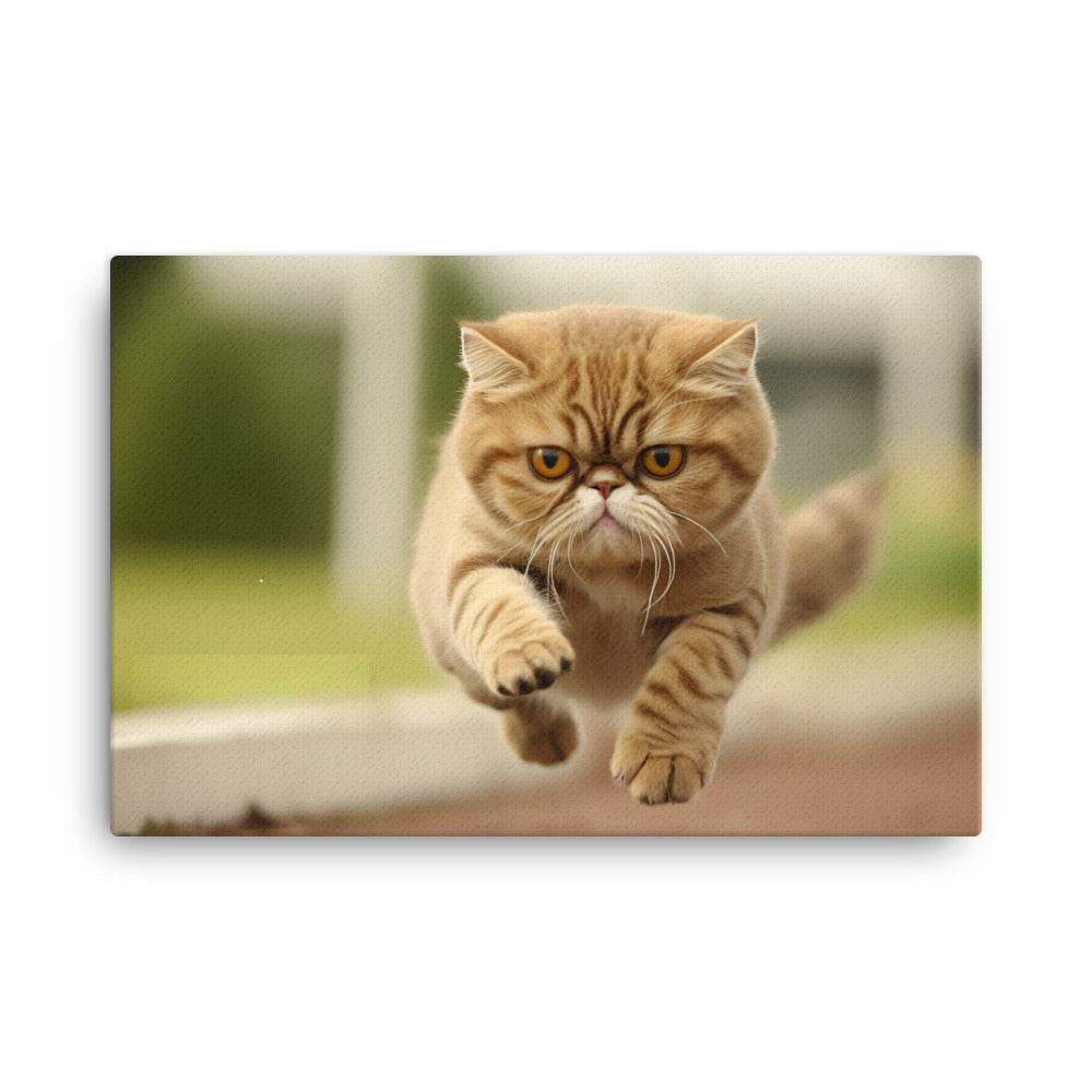 Exotic Shorthair Canvas - PosterfyAI.com