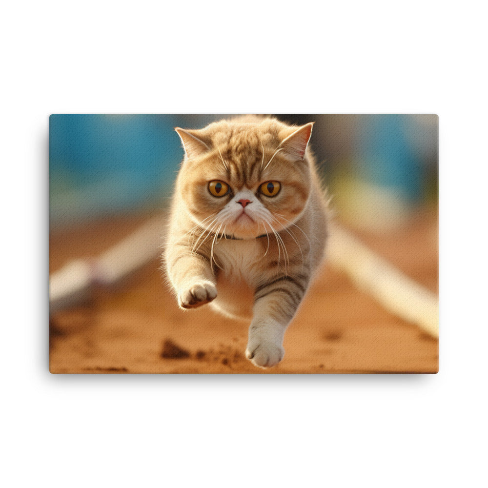 Exotic Shorthair Canvas - PosterfyAI.com