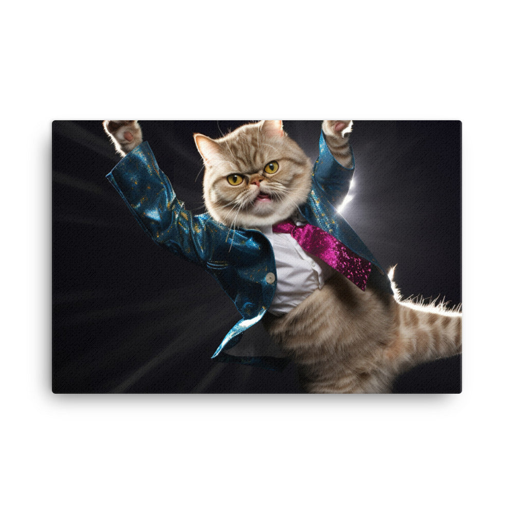 Exotic Shorthair Canvas - PosterfyAI.com