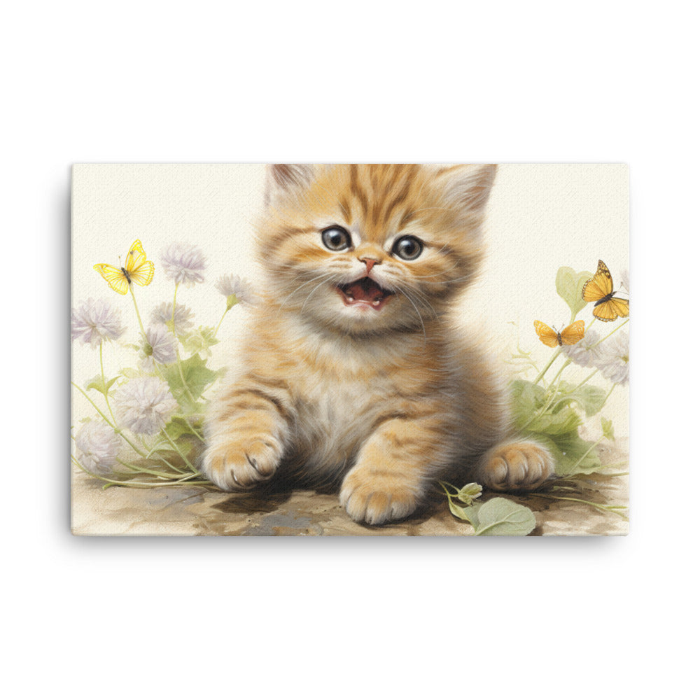 Exotic Shorthair Canvas - PosterfyAI.com