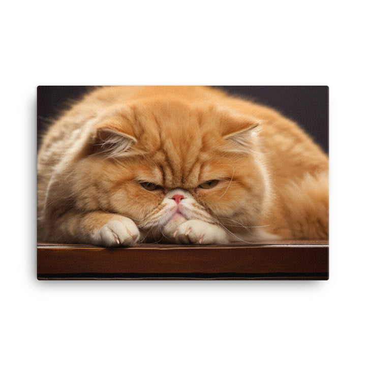 Exotic Shorthair Canvas - PosterfyAI.com