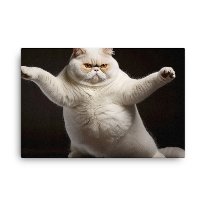 Exotic Shorthair Canvas - PosterfyAI.com