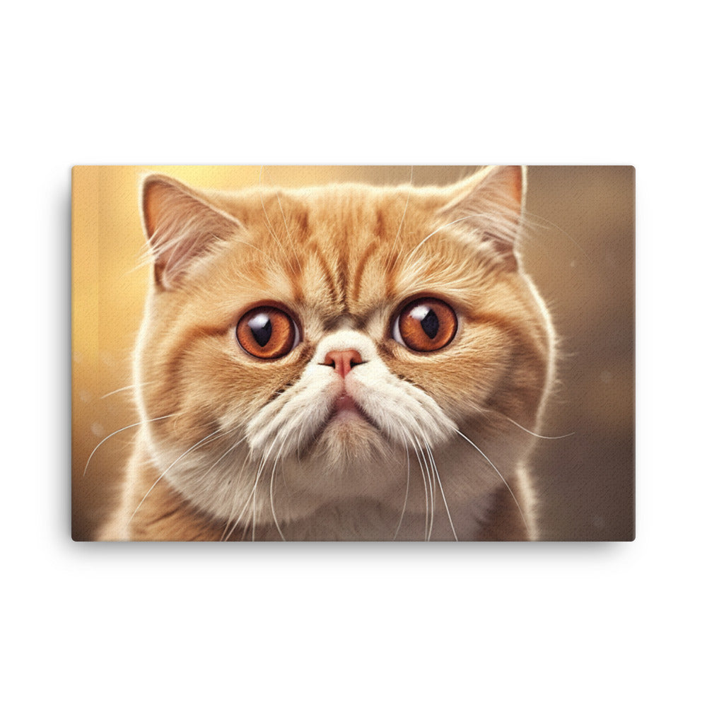 Exotic Shorthair Canvas - PosterfyAI.com