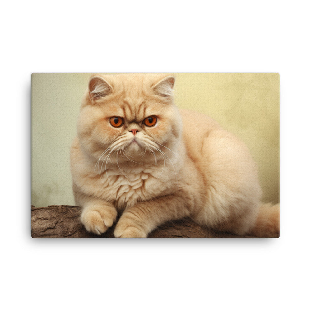 Exotic Shorthair Canvas - PosterfyAI.com