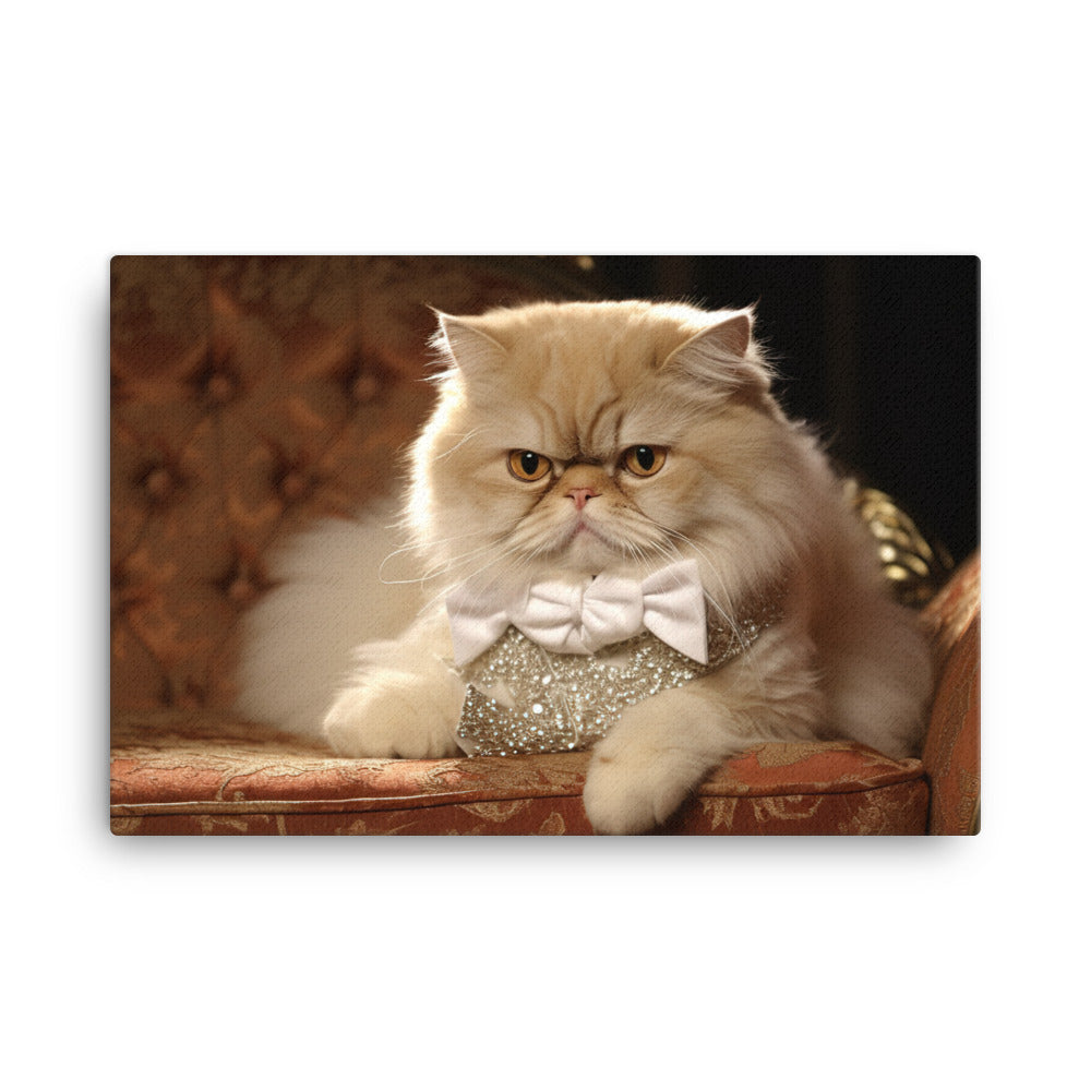 Exotic Shorthair Canvas - PosterfyAI.com