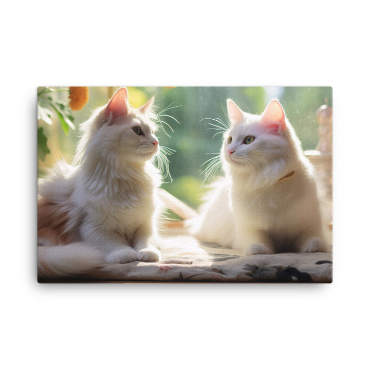 Turkish Van Canvas - PosterfyAI.com