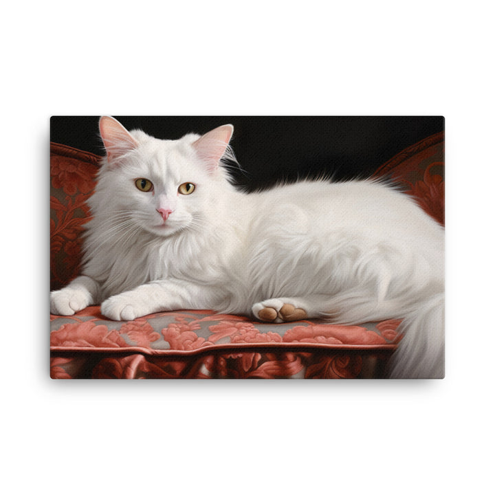 Turkish Van Canvas - PosterfyAI.com