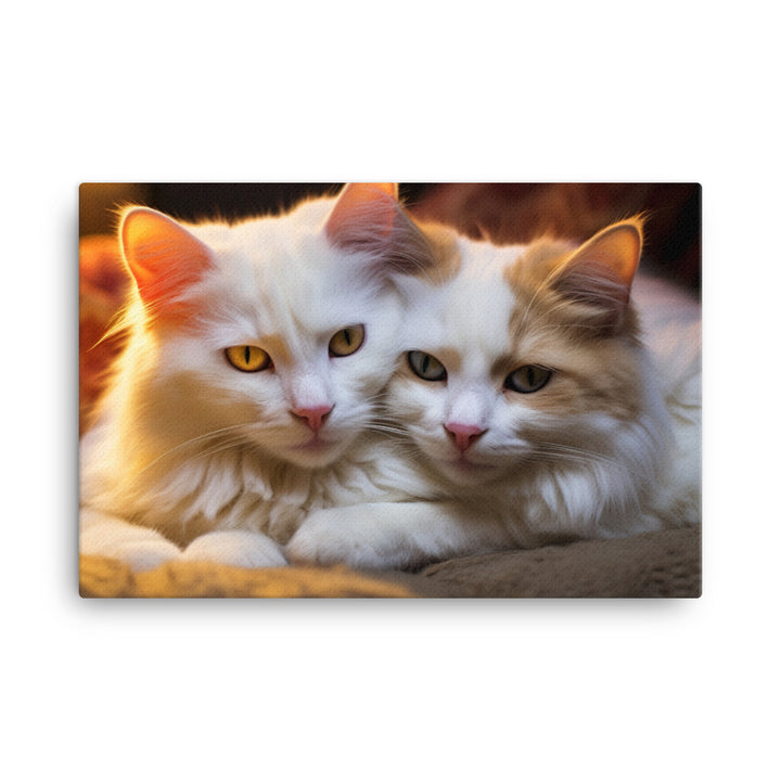 Turkish Van Canvas - PosterfyAI.com