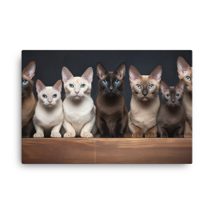 Tonkinese Canvas - PosterfyAI.com