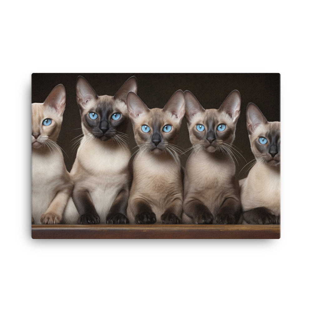 Tonkinese Canvas - PosterfyAI.com