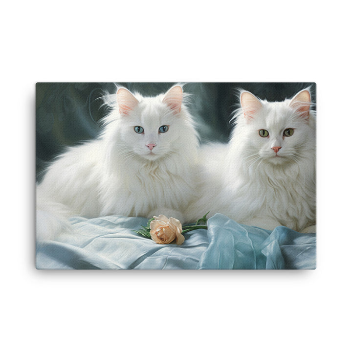 Turkish Angora Canvas - PosterfyAI.com