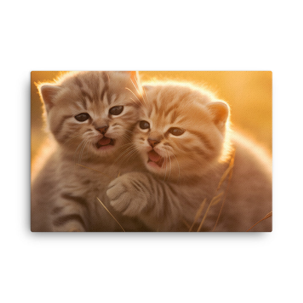 Scottish Fold Canvas - PosterfyAI.com