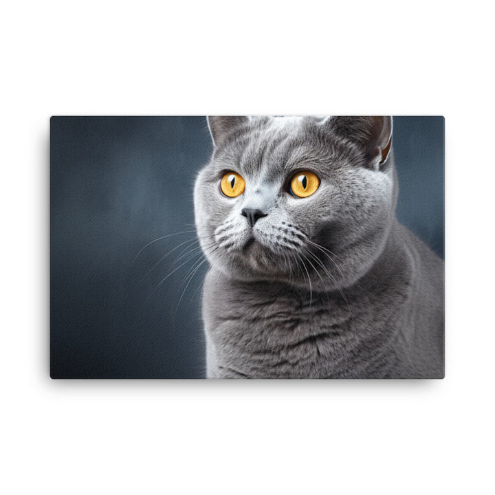 British Shorthair Canvas - PosterfyAI.com