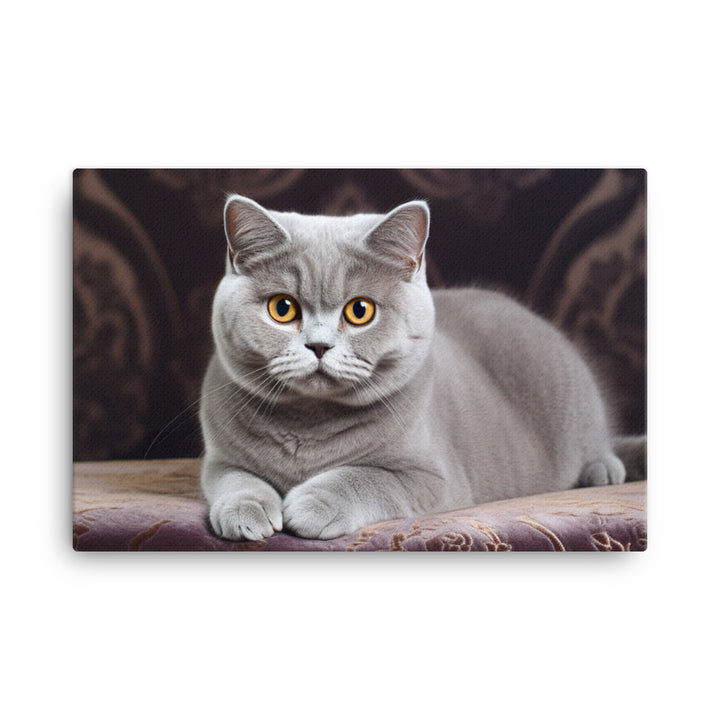 British Shorthair Canvas - PosterfyAI.com