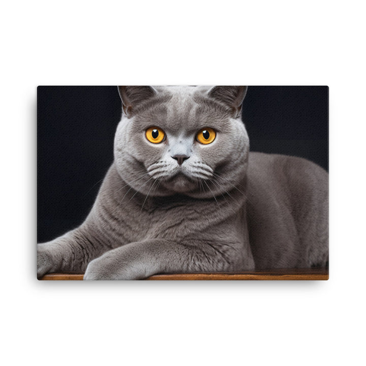 British Shorthair Canvas - PosterfyAI.com