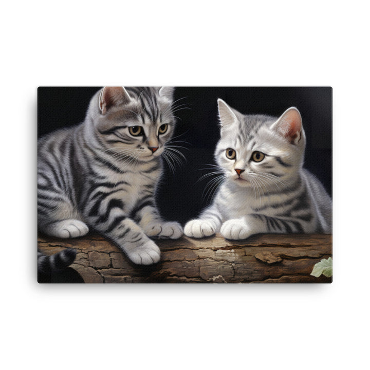 American Shorthair Canvas - PosterfyAI.com