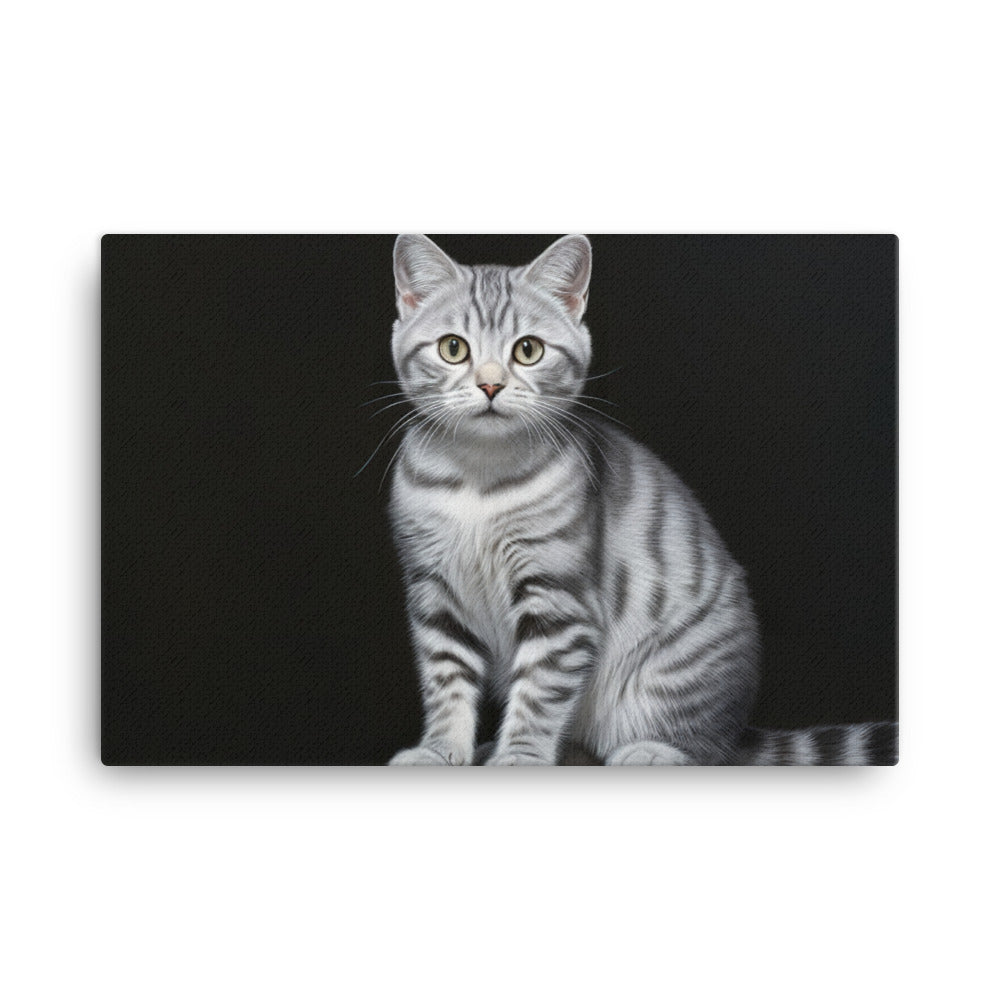 American Shorthair Canvas - PosterfyAI.com