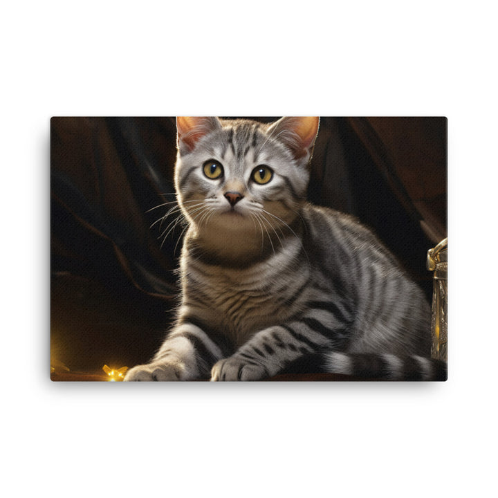 American Shorthair Canvas - PosterfyAI.com