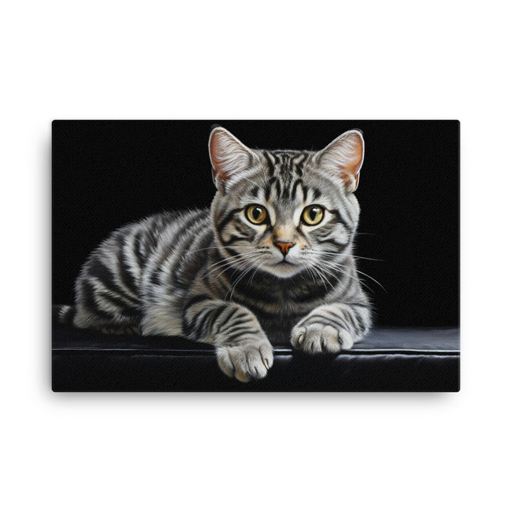 American Shorthair Canvas - PosterfyAI.com