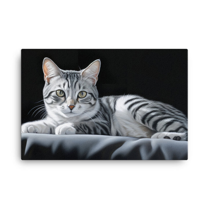 American Shorthair Canvas - PosterfyAI.com