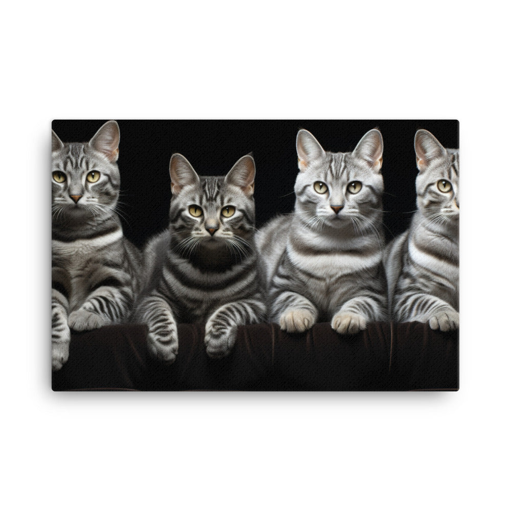 American Shorthair Canvas - PosterfyAI.com