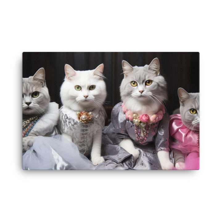 American Shorthair Canvas - PosterfyAI.com