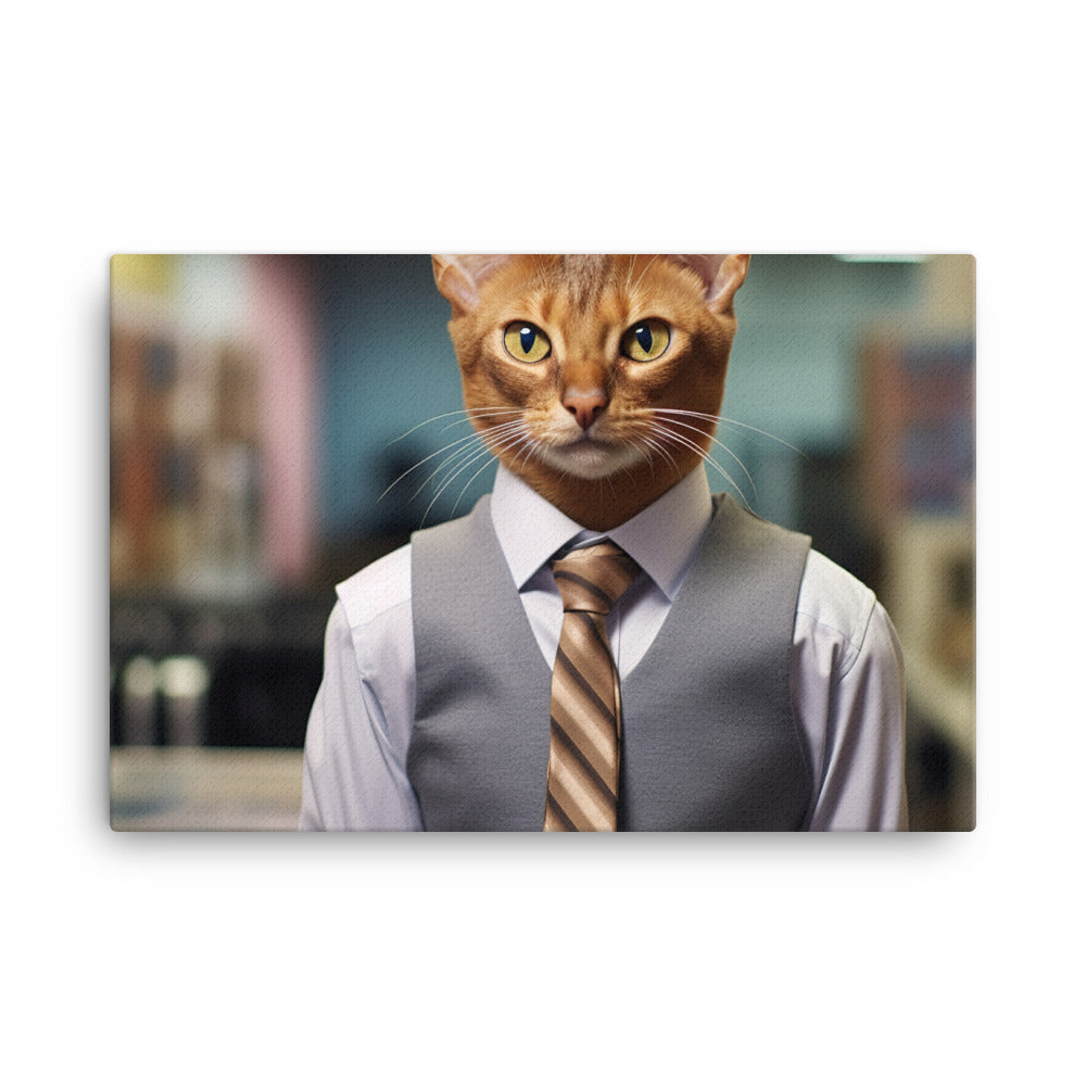 Abyssinian Sales Consultant Canvas - PosterfyAI.com