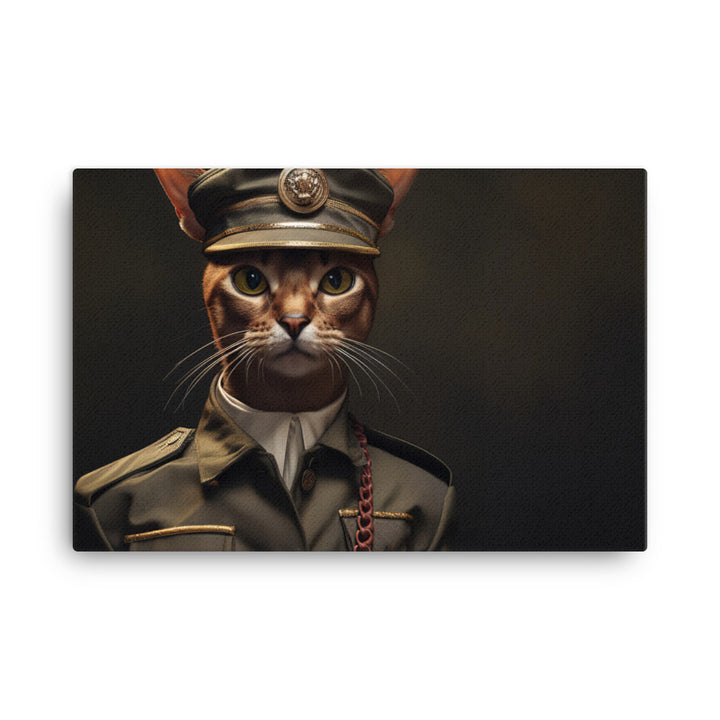 Abyssinian Prison Officer Canvas - PosterfyAI.com