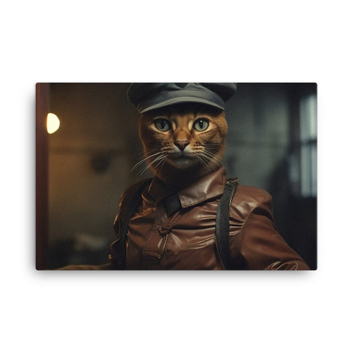 Abyssinian Prison Officer Canvas - PosterfyAI.com