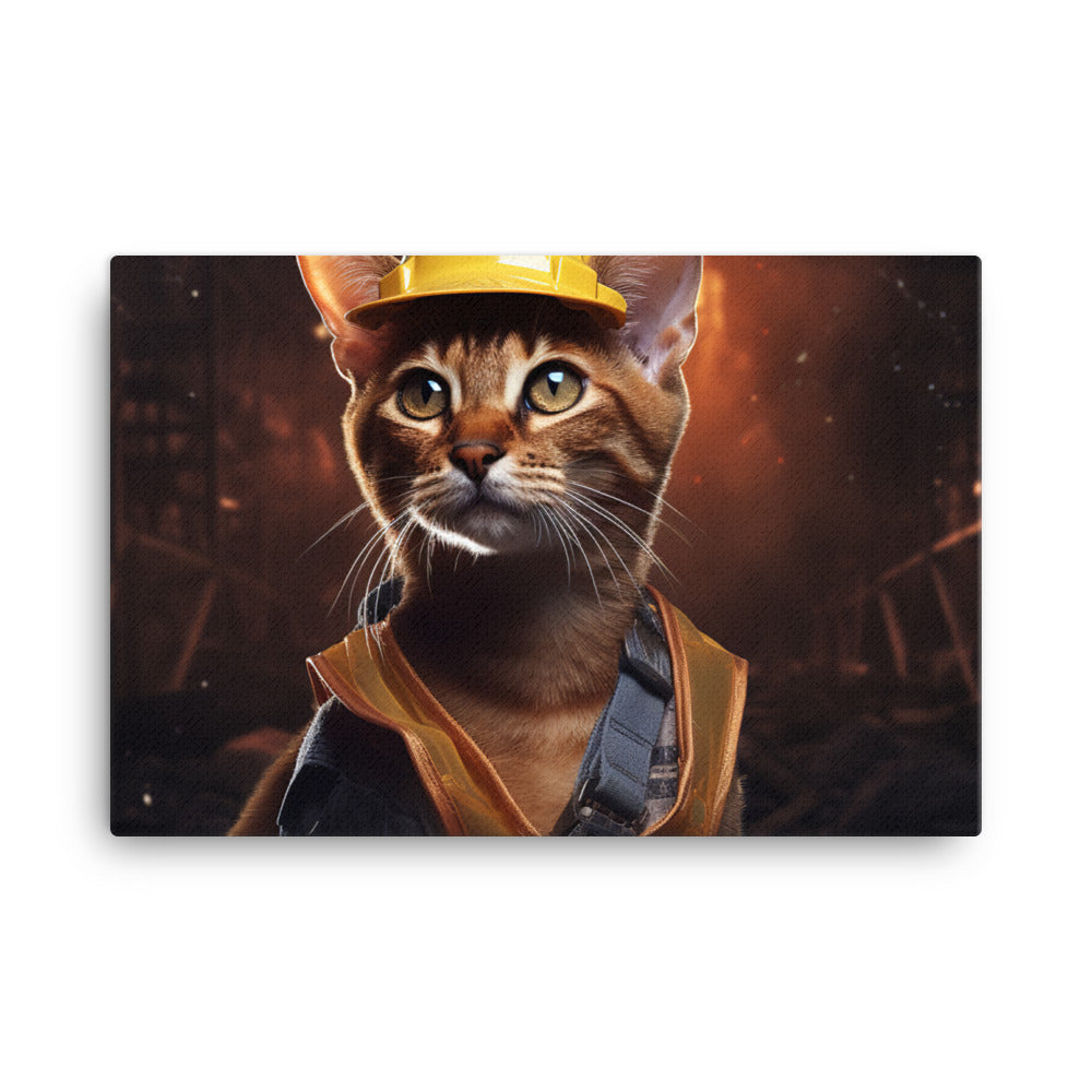 Abyssinian Contractor Canvas - PosterfyAI.com