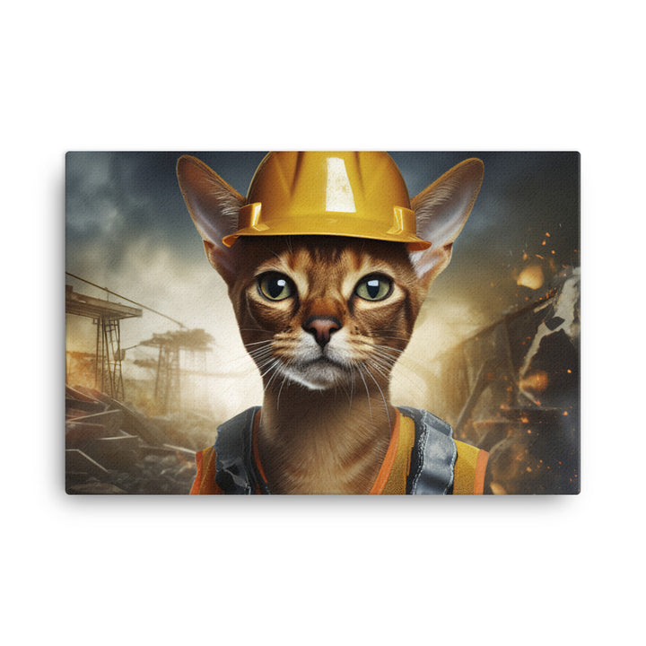 Abyssinian Contractor Canvas - PosterfyAI.com