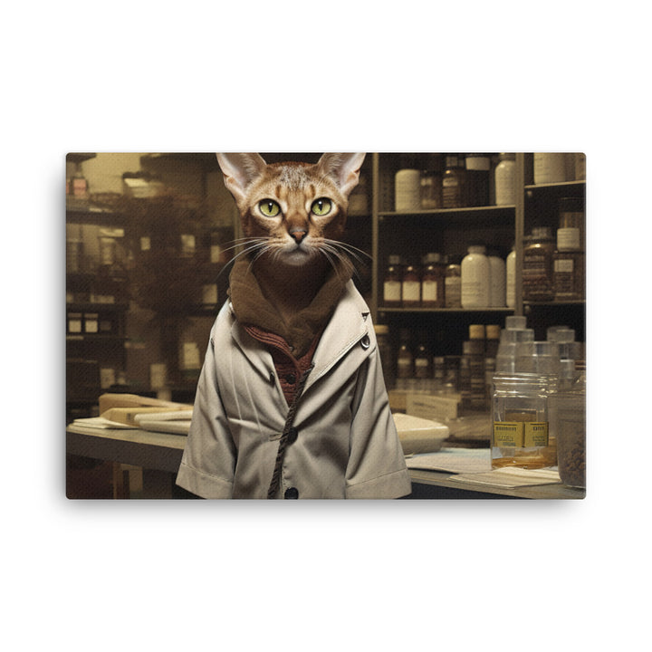 Abyssinian Pharmacist Canvas - PosterfyAI.com