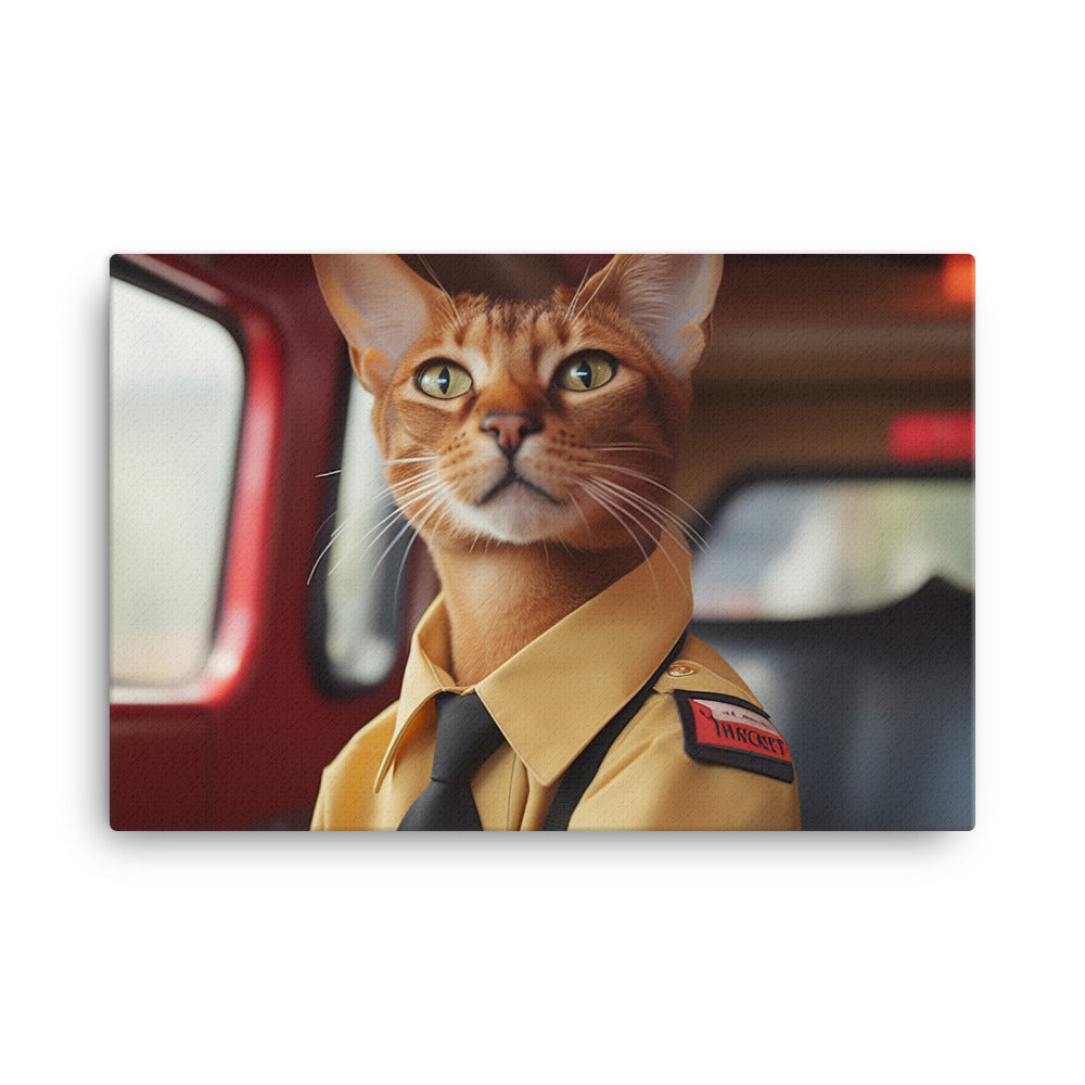 Abyssinian Transit Operator Canvas - PosterfyAI.com