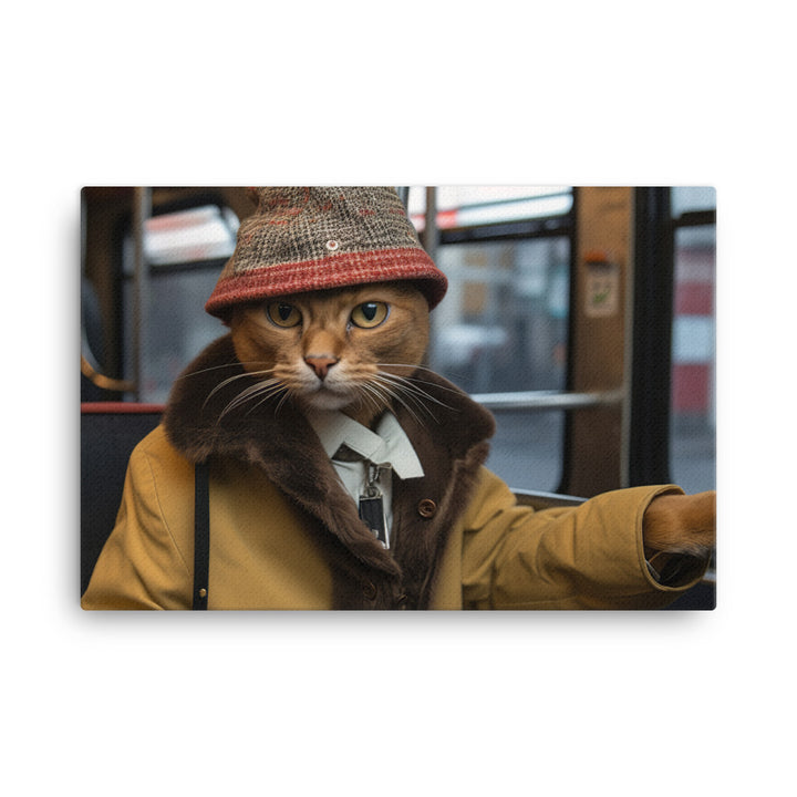 Abyssinian Transit Operator Canvas - PosterfyAI.com