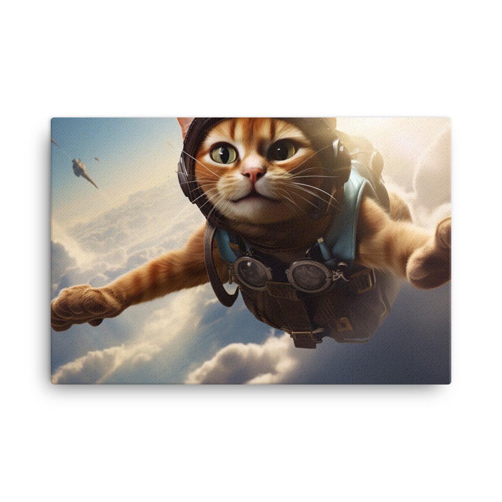 Abyssinian Pilot Canvas - PosterfyAI.com