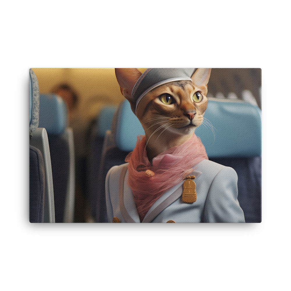 Abyssinian Cabin Crew Canvas - PosterfyAI.com