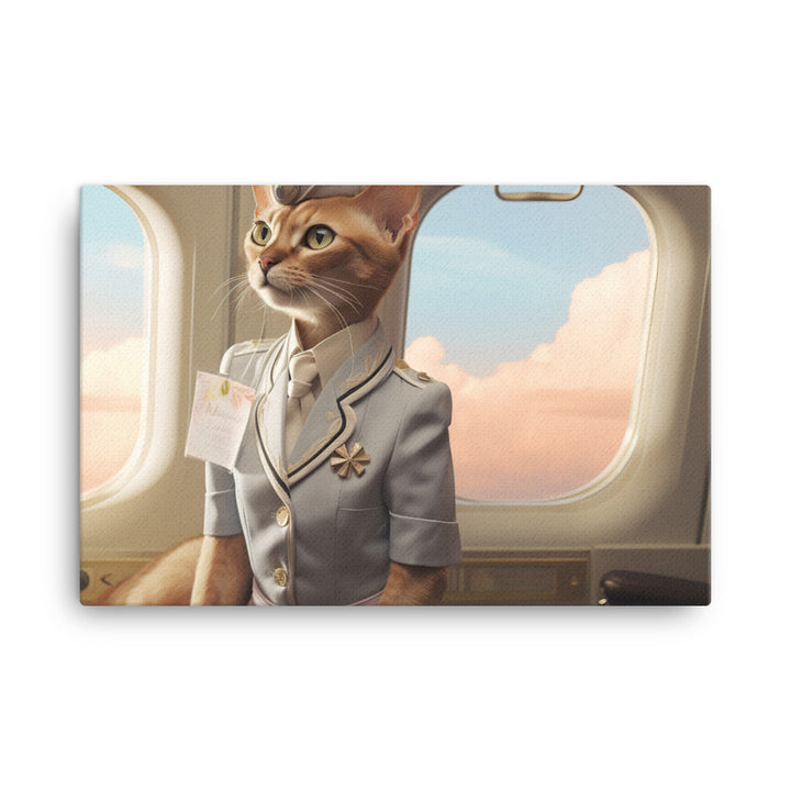 Abyssinian Cabin Crew Canvas - PosterfyAI.com