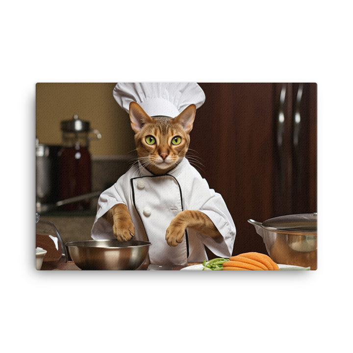 Abyssinian Chef Canvas - PosterfyAI.com